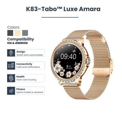 Tabo™ Luxe Amara - Woman SmartWatch K83