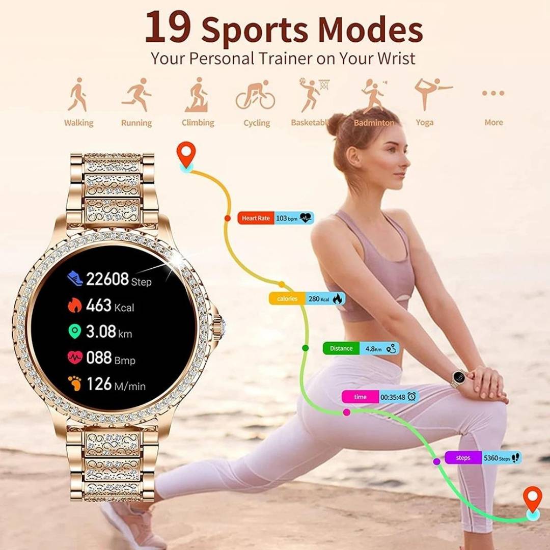 Tabo™ Luxe Amara - Woman SmartWatch K83